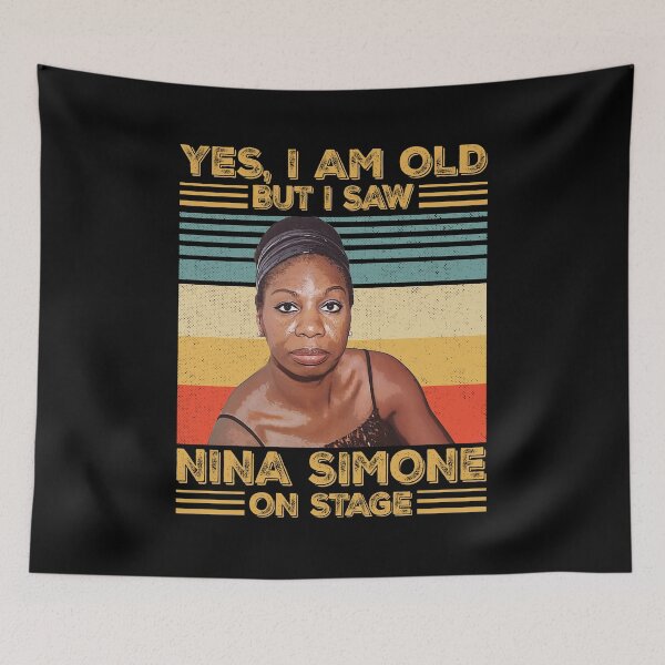Item preview, Retro Yes I'm Old But I Saw Nina Simone On Stage designed and sold by hallholly.