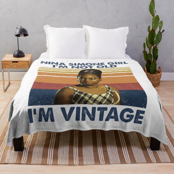 Item preview, Retro Nina Simone Girl I'm Not Old I'm Vintage designed and sold by hallholly.