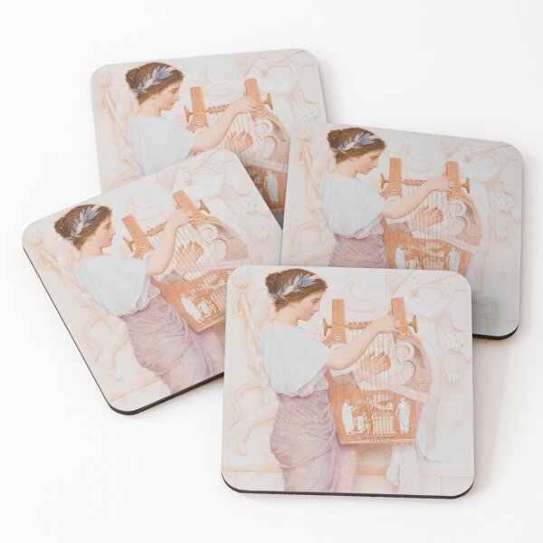 Item preview, George Lawrence Bulleid. Girl with Lute. 1905 designed and sold by likiska.