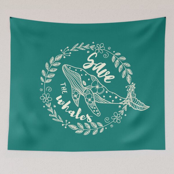Item preview, save the whale - whale conservation  designed and sold by foreco design.