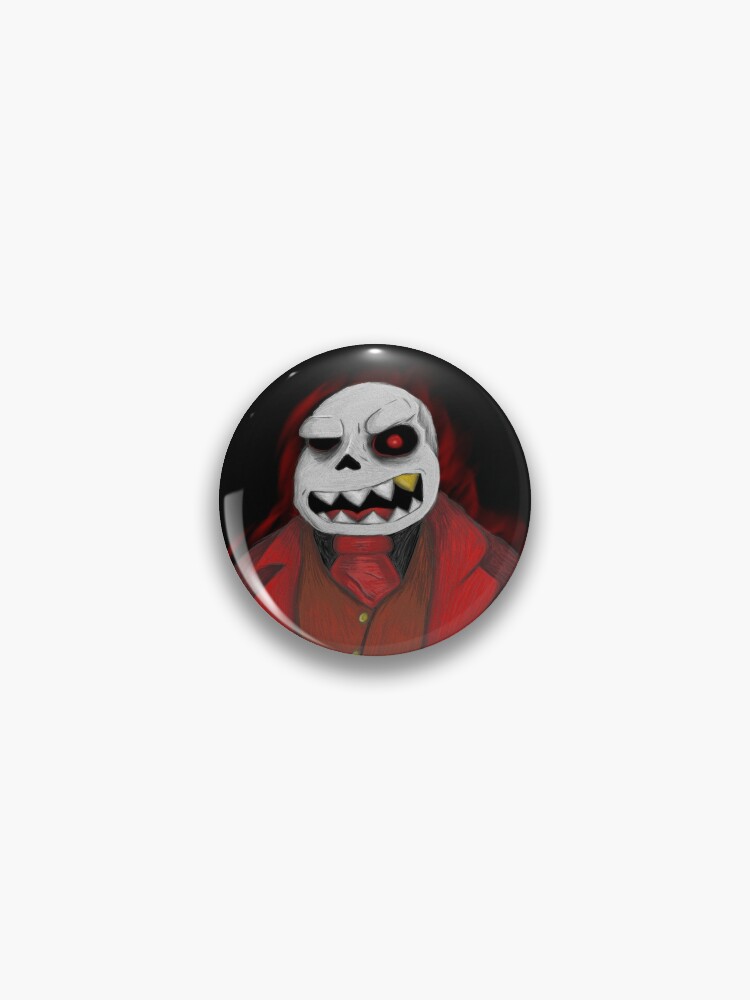 Killer Sans Head Pin for Sale by MoonRushers