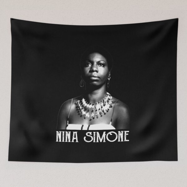 Item preview, Nina Simone White Stencil designed and sold by hallholly.