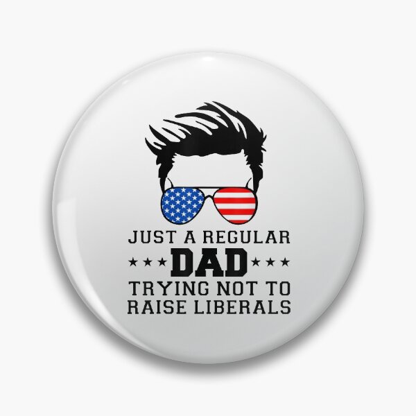 Item preview, Republican Just A Regular Dad Trying Not To Raise Liberals T-Shirt  designed and sold by Active-Madive.