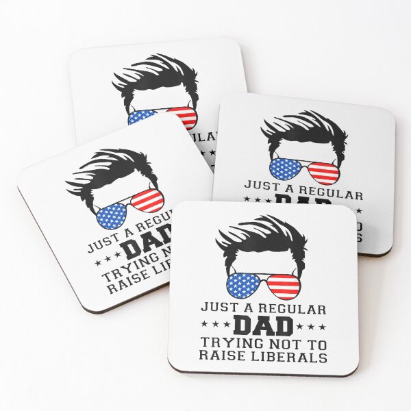 Item preview, Republican Just A Regular Dad Trying Not To Raise Liberals T-Shirt  designed and sold by Active-Madive.