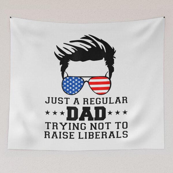Item preview, Republican Just A Regular Dad Trying Not To Raise Liberals T-Shirt  designed and sold by Active-Madive.