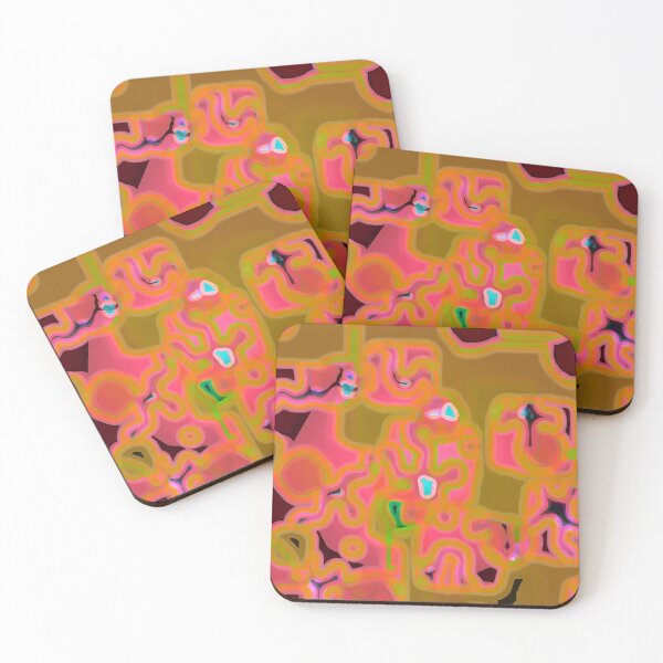 Item preview, Funky microbiotic development - abstract landscape designed and sold by Xdelacra.