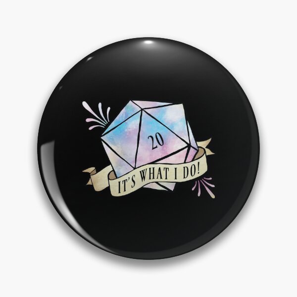 Item preview, Natural 20 Its what I do - RPG Dice Meme with D20 Critical Hit - Colour Light Print designed and sold by GeekyMumDesigns.