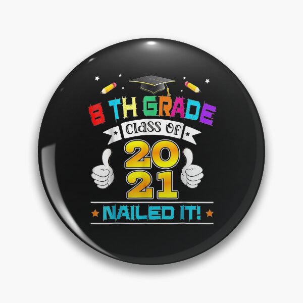 Item preview, Students Graduated 8th Grade Class 2021 Graduation Nailed T-Shirt designed and sold by Expand-colombus.