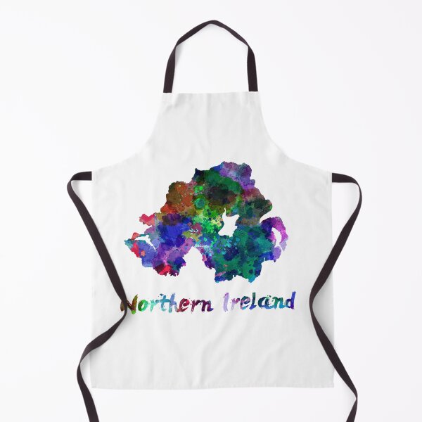 Item preview, Northern Ireland map in watercolor designed and sold by paulrommer.