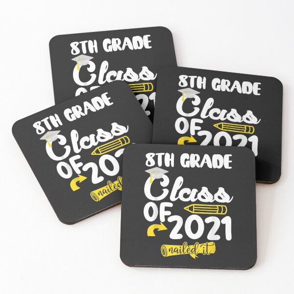 Item preview, Students Graduation 8th Grade Class of 2021 Nailed It T-Shirt designed and sold by Expand-colombus.