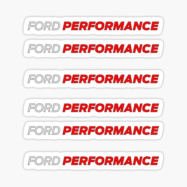 Ford Leistung Sticker