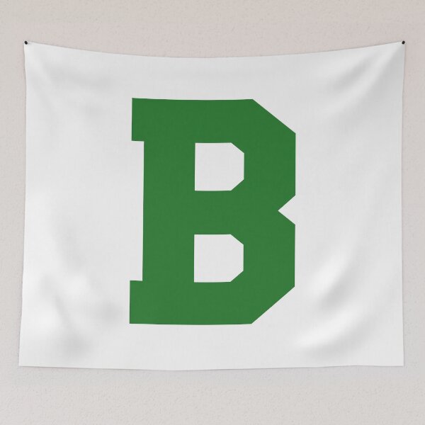 Item preview, Alphabet, Green B, Sports letter B designed and sold by TheCultStuff.