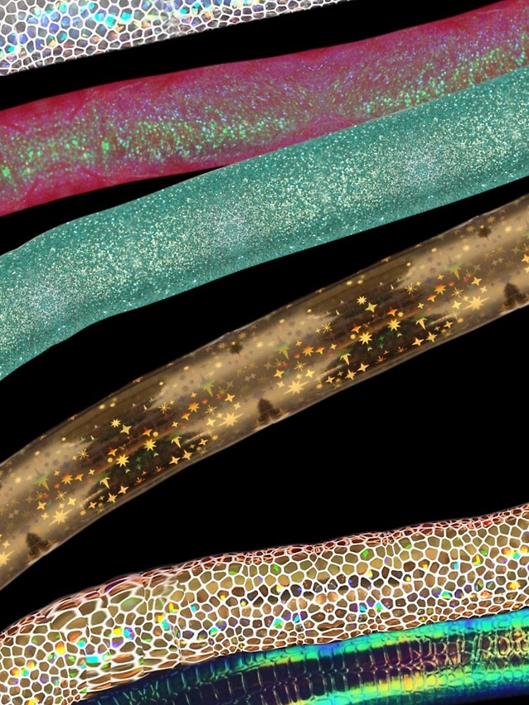 Thumbnail 4 of 4, iPhone Case, Glitter Ropes Abstract designed and sold by IdrisRose.