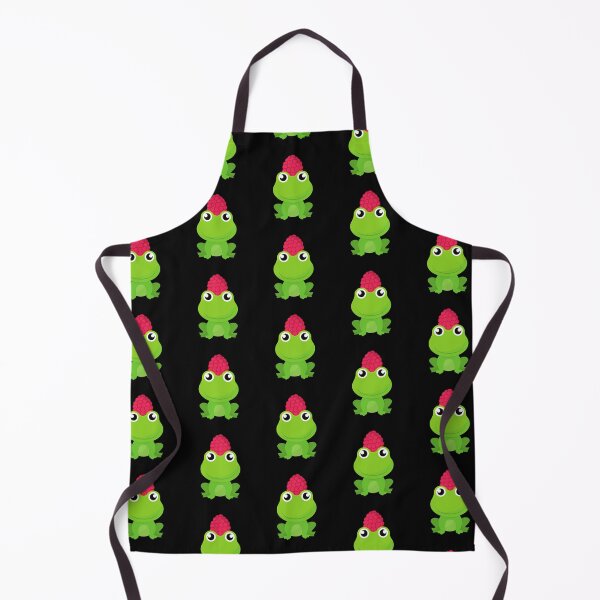Item preview, Frog with Raspberry Hat - Frog Lover designed and sold by CaitU.