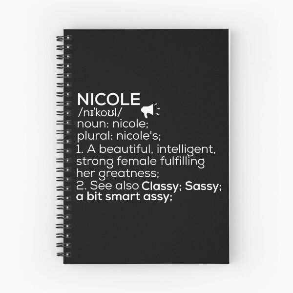 Item preview, Nicole Name Definition designed and sold by Teelogic.