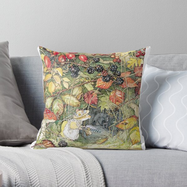 Primrose at the entrance to the tunnels Throw Pillow