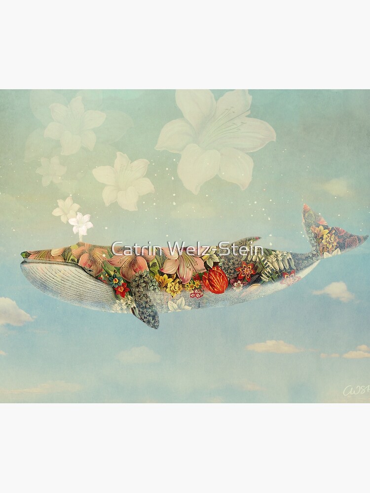 Flower whale by catrinarno