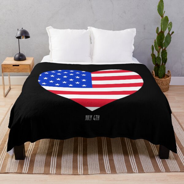 Item preview, JULY 4th AMERICAN FLAG HEART ► INDEPENDENCE DAY designed and sold by MORE-THE-BRAND.