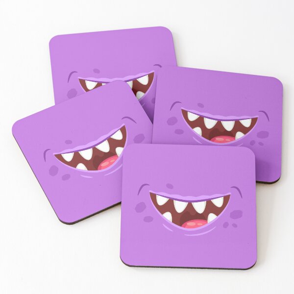 Item preview, Funny Cartoon Monster Teeth Mouth - Purple Kids designed and sold by CaratCo.