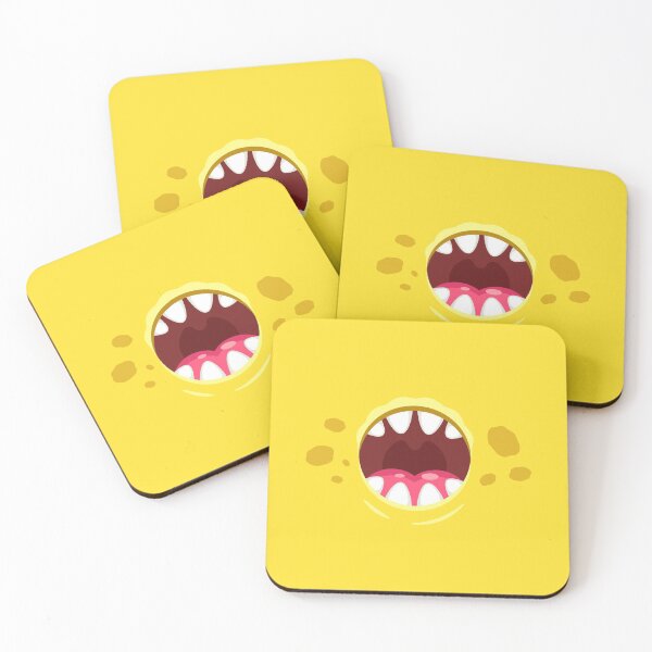 Item preview, Funny Cartoon Monster Teeth Mouth - Yellow Kids designed and sold by CaratCo.