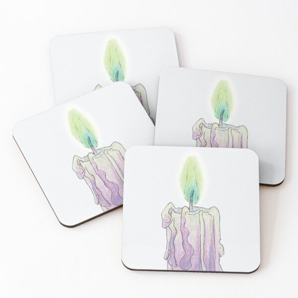 Item preview, Purple and Green Candle designed and sold by SSR-art.