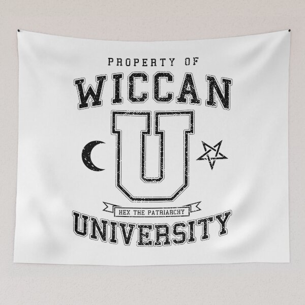 Item preview, Wiccan University Hex The Patriarchy Vintage Witch Varsity designed and sold by GrandeDuc.