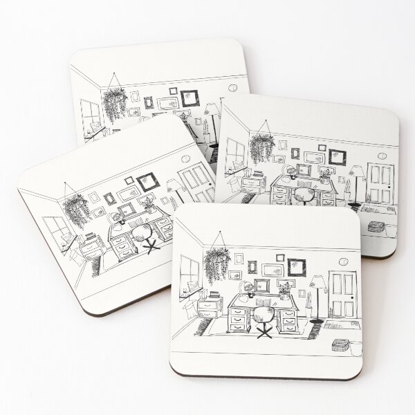 Item preview, Cluttered Office Space  designed and sold by Hannah Kremer.