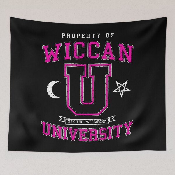 Item preview, Wiccan University Hex The Patriarchy Vintage Witch Varsity designed and sold by GrandeDuc.