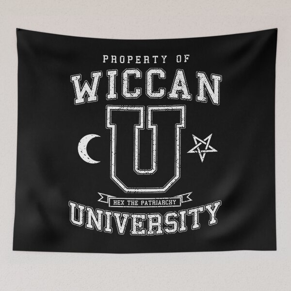 Item preview, Wiccan University Hex The Patriarchy Vintage Witch Varsity designed and sold by GrandeDuc.
