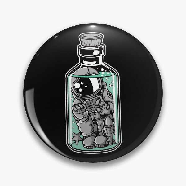 Item preview, Astronaut in Bottle - Funny Outer Space Lovers designed and sold by Desteroids.