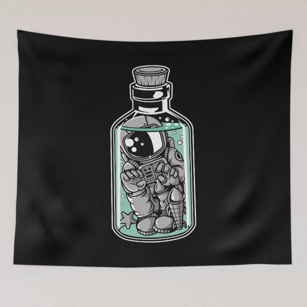 Item preview, Astronaut in Bottle - Funny Outer Space Lovers designed and sold by Desteroids.