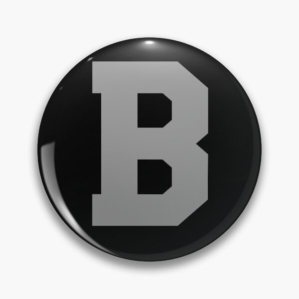Item preview, Alphabet, Silver B, Sports letter B designed and sold by TheCultStuff.