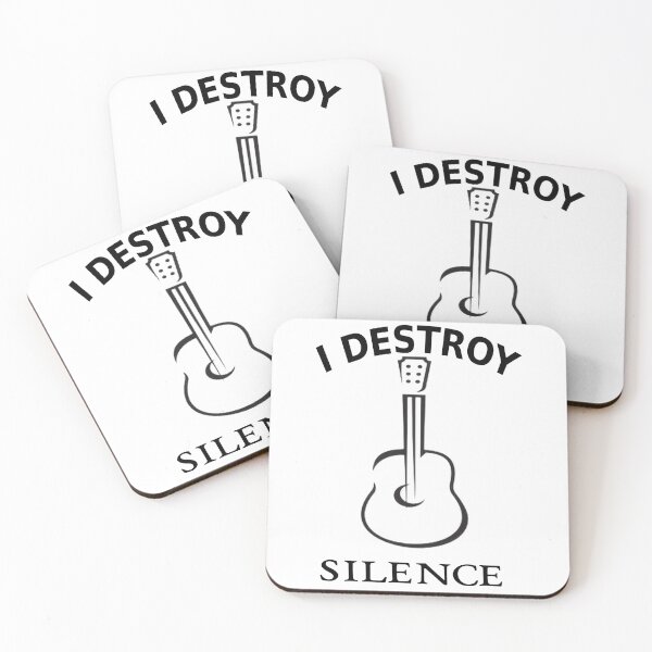 Item preview, I destroy silence designed and sold by shirtsdesignpk.