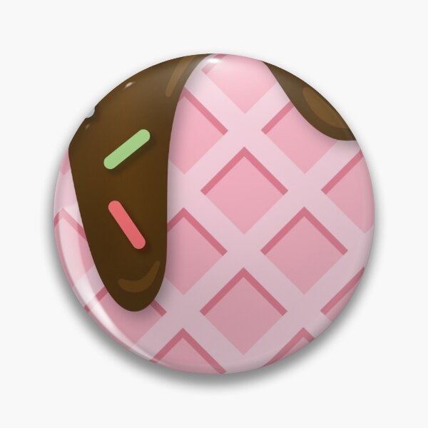 Item preview, Cute Ice Cream Waffle Cone - Chocolate designed and sold by CaratCo.