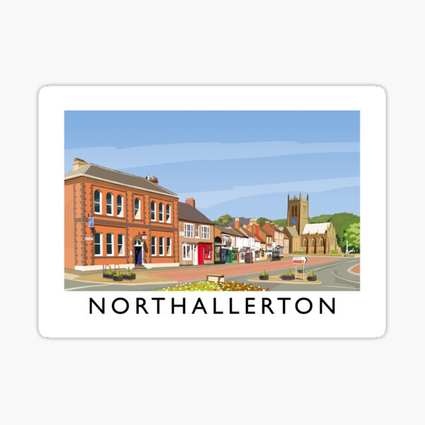 Northallerton Art Print Sticker