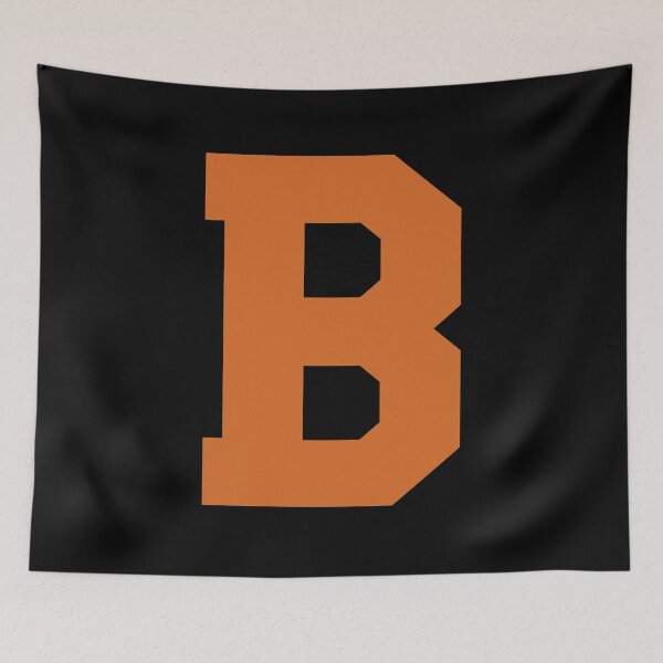 Item preview, Alphabet, Orange B, Sports letter B designed and sold by TheCultStuff.