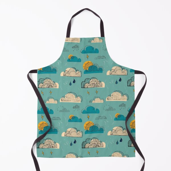 Item preview, Weather Patterns Clouds Cadet-Blue designed and sold by susycosta.