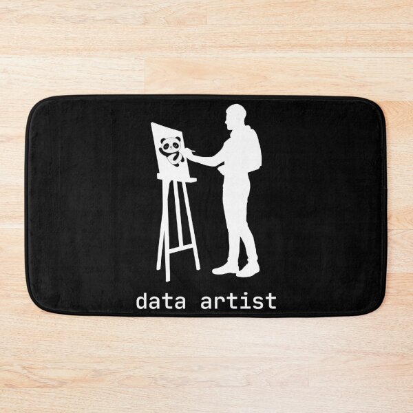 Item preview, Copy of data artist drawing a cherub panda designed and sold by anphinasdesigns.