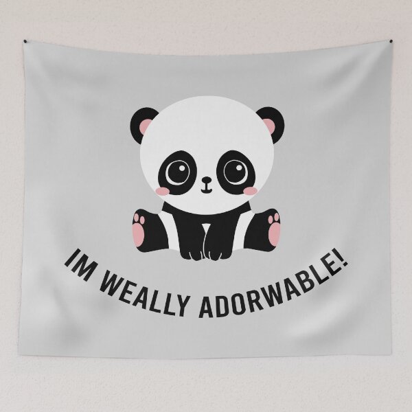 Item preview, Im Weally Adorwable - Cute Adorable Saying designed and sold by Bennymp.