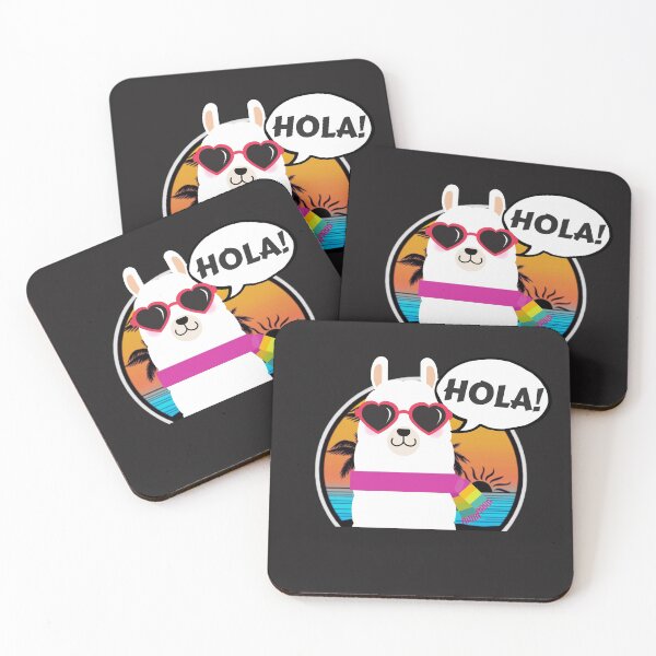 Item preview, Funny LLama Saying Hello In Spanish designed and sold by Hodbi.