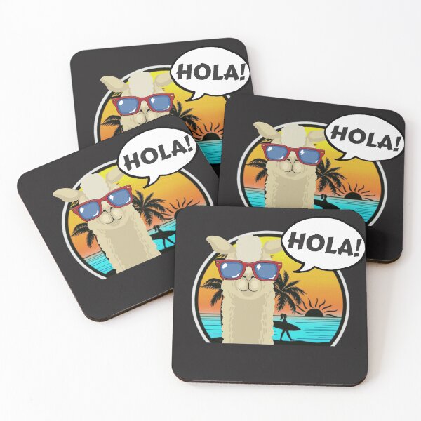 Item preview, LLama Saying Hello In Spanish designed and sold by Hodbi.