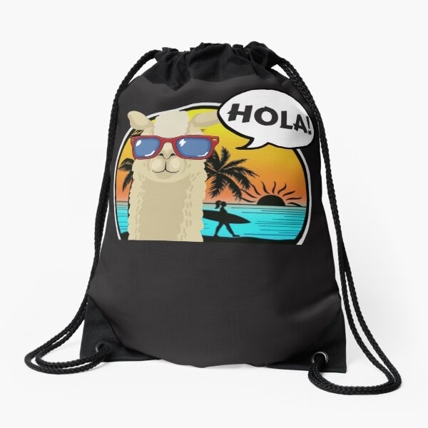Item preview, LLama Saying Hello In Spanish designed and sold by Hodbi.