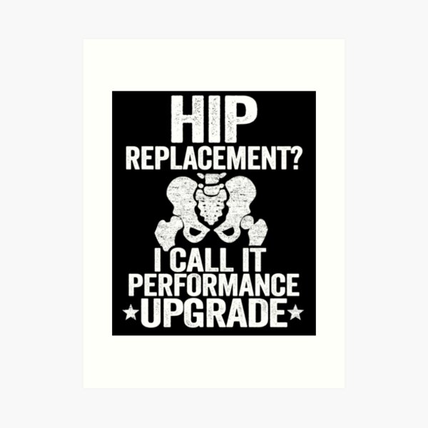 Hip Replacement Upgrade Funny Recovery Surgery Throw Pillow by Stronzi