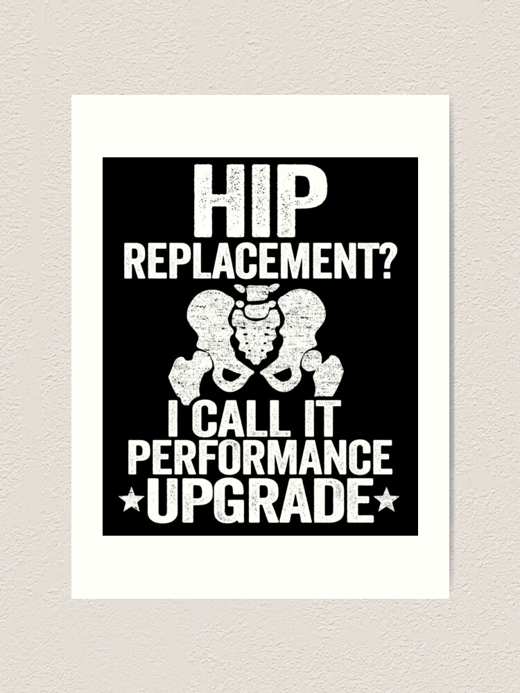 Hip Replacement Upgrade Funny Recovery Surgery Throw Pillow by Stronzi