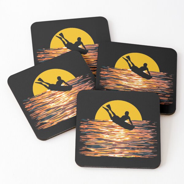 Item preview, Bodyboarding Bodyboarder Surfing Summer Vintage Sunset designed and sold by TastefulTees.