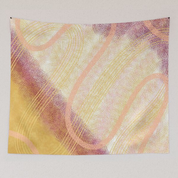 Item preview, Pink and Gold Abstract designed and sold by IdrisRose.