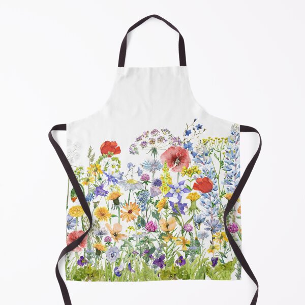 Item preview, Beautiful hand painted watercolor Summer wildflowers meadow Botanical Garden designed and sold by UtArt.