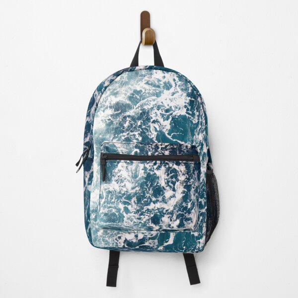 Item preview, Blue ocean waves summer print designed and sold by KIKAIA The Label.