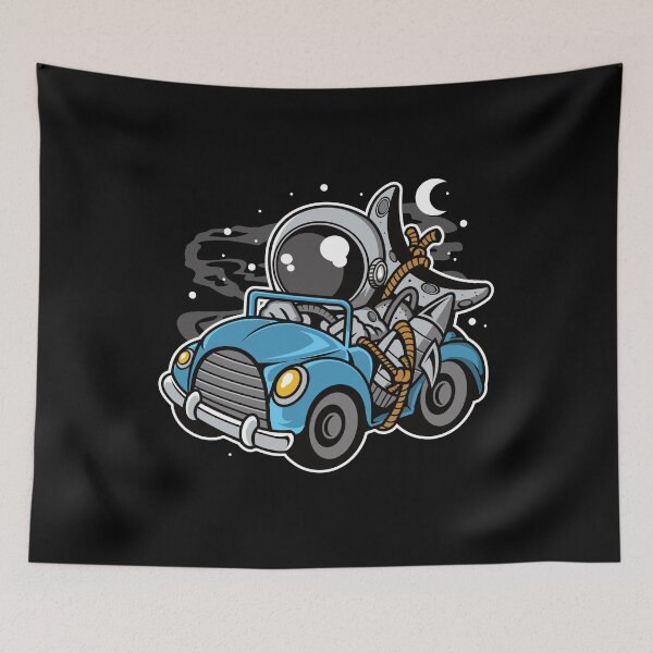 Item preview, Astronaut Car Journey - Funny Outer Space Lovers designed and sold by Desteroids.