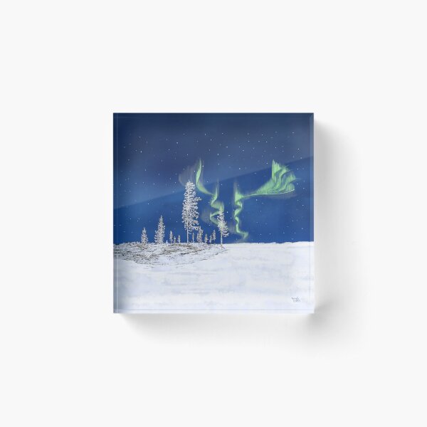 Frozen Forest - Lapland8seasons Acrylic Block